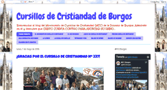 Desktop Screenshot of cursillosdecristiandadburgos.blogspot.com