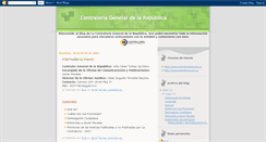 Desktop Screenshot of contraloriageneraldelarepublica.blogspot.com