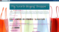 Desktop Screenshot of myworthbuyingshoppe.blogspot.com