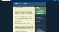 Desktop Screenshot of ifbpreachingblog.blogspot.com