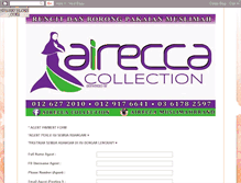 Tablet Screenshot of aireccacollection.blogspot.com
