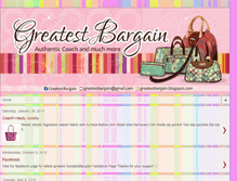 Tablet Screenshot of greatestbargain.blogspot.com