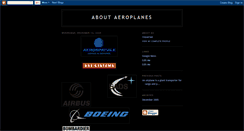 Desktop Screenshot of aboutaeroplanes.blogspot.com