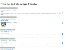 Tablet Screenshot of melissacoulter.blogspot.com