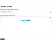 Tablet Screenshot of juegosonline24h.blogspot.com