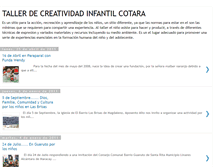 Tablet Screenshot of creatividadinfantilcotara.blogspot.com