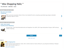 Tablet Screenshot of missshoppingholic.blogspot.com