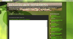 Desktop Screenshot of biologia2llerena.blogspot.com