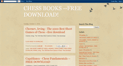 Desktop Screenshot of chessbookfree.blogspot.com