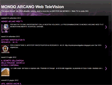 Tablet Screenshot of mondoarcano.blogspot.com