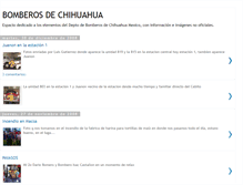 Tablet Screenshot of bomberosdechihuahua.blogspot.com