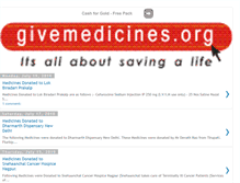 Tablet Screenshot of givemedicines.blogspot.com