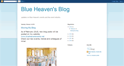 Desktop Screenshot of blueheavenevents.blogspot.com