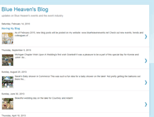 Tablet Screenshot of blueheavenevents.blogspot.com