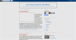 Desktop Screenshot of e30rallyauto.blogspot.com