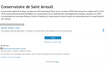 Tablet Screenshot of conservatoirestarnoult.blogspot.com