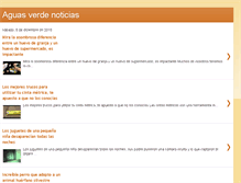 Tablet Screenshot of aguaverdeeste.blogspot.com