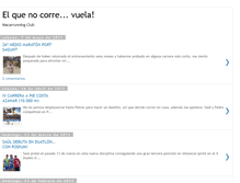 Tablet Screenshot of elquenocorrevuelamacarrunningclub.blogspot.com