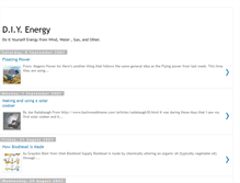 Tablet Screenshot of diyenergy.blogspot.com