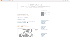 Desktop Screenshot of incensurable.blogspot.com