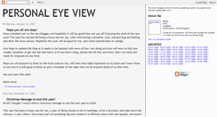 Desktop Screenshot of personaleyeview.blogspot.com