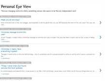 Tablet Screenshot of personaleyeview.blogspot.com