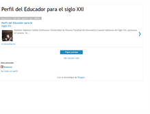 Tablet Screenshot of perfildeleducador.blogspot.com