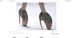 Desktop Screenshot of fashioniswhatshappening.blogspot.com