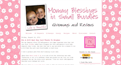 Desktop Screenshot of mommyblessingsinsmallbundles.blogspot.com