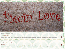 Tablet Screenshot of piecinlove.blogspot.com