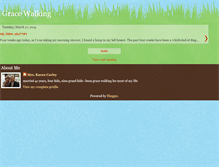Tablet Screenshot of gracewalking.blogspot.com