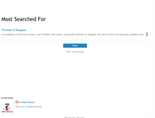 Tablet Screenshot of mostsearchedfor.blogspot.com