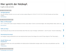 Tablet Screenshot of derholzkopf.blogspot.com