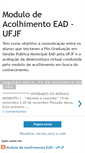 Mobile Screenshot of acolhimentoufjfvirtual.blogspot.com
