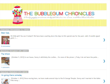 Tablet Screenshot of bubblegumchronicles.blogspot.com