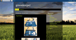 Desktop Screenshot of greenkeeper10.blogspot.com