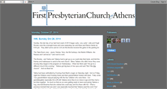 Desktop Screenshot of firstpresathens.blogspot.com