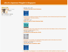 Tablet Screenshot of japanese-polyglot-in-singapore.blogspot.com