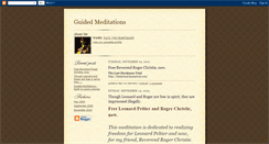 Desktop Screenshot of guidedmeditations.blogspot.com