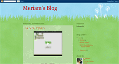 Desktop Screenshot of meriampialago.blogspot.com