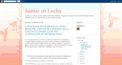 Desktop Screenshot of juanasenlucha.blogspot.com