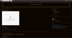 Desktop Screenshot of finefitness.blogspot.com