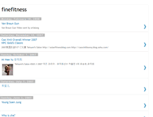 Tablet Screenshot of finefitness.blogspot.com