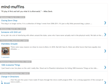 Tablet Screenshot of mind-muffins.blogspot.com