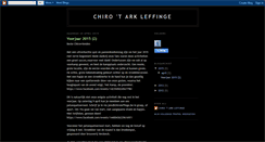 Desktop Screenshot of chiroleffinge.blogspot.com