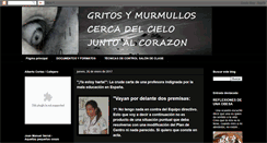 Desktop Screenshot of gritosymurmulloscercadelcielo.blogspot.com