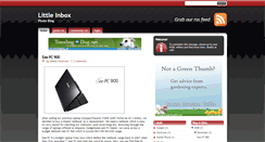 Desktop Screenshot of littleinbox.blogspot.com
