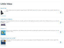 Tablet Screenshot of littleinbox.blogspot.com