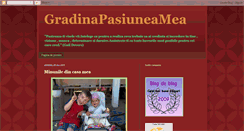 Desktop Screenshot of gradinapasiuneamea.blogspot.com