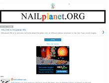 Tablet Screenshot of nailplanet.blogspot.com